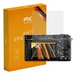 atFoliX 3x Displayfolie für Sony Alpha a6700 Schutzfolie matt&stoßfest Folie