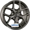 Borbet Y black glossy 7.5x17 ET47 - LK5/114.3 ML72.5 Alufelge schwarz