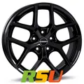 Borbet Y black glossy 7.5x17" ET47 LK5 114.3 ML 72.5 Alufelgen 17 Zoll