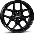 4x Alufelgen Borbet Y black glossy 7,5x17 ET47 LK5 114 17 Zoll Felgen Alu