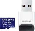 Samsung microSD-Speicherkarte und Lesegerät, PRO Plus, 512 GB