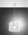 Fabas Luce Pendelleuchte Glicine E27 Ø400mm Weiß