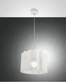 Fabas Luce Pendelleuchte GLICINE weiß 40cm 3581-40-102 8019282516736