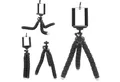 TSB Werk Handy-Halterung Stativ Smartphone Universal Handy Klemmstativ, (Flexibel, Dreibein, Tripod, Halter)