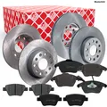 FEBI BREMSSCHEIBEN + BELÄGE + WARNKONTAKT VORNE + HINTEN SKODA AUDI OCTAVIA