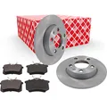 FEBI BREMSSCHEIBEN + BELÄGE VORNE VW SEAT AUDI SKODA FORD LEON SC ATECA A3