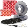 FEBI BREMSSCHEIBEN +BELÄGE VORNE FÜR AUDI A3 SEAT LEON SKODA OCTAVIA 3 VW GOLF 7