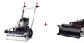 Limpar 72 W Motorkehrmaschine Benzinkehrmaschine 70 cm inkl. Schneeräumschild