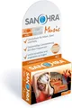 SANOHRA music Konzert Ohrstöpsel für Erwachsene – Festival, Club & Party – Hi-Fi Musikfilter SNR 23 dB – wiederverwendbar – Made in Germany – mittlere Gehörgänge