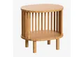 Divit Regal Nachttisch Beistelltisch aus Bambus 2 Ablagen 41,5 x 40 cm RI83 naturb