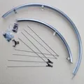 SKS 11816 Schutzblech Set Bluemels Basic 28" silber Breite 55 mm mit Streben