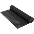 ECD Germany Balkonsichtschutz PVC Sichtschutzmatte Sichtschutzzaun UV-beständig Wasserdicht 3-lagig 5m Windschutz Zaunblende Sichtschutz für Garten Balkon Terrasse schwarz 500 cm x 100 cm