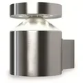 Osram LED Wandleuchte Edelstahl Endura Style Cylinder 6W warmweiß IP44 - Silber