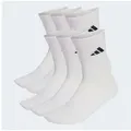 adidas Performance Funktionssocken CUSHIONED CREW 6ER-PACK (6-Paar) weiß L (43/45)