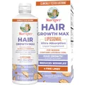 MaryRuth Organics Haarwuchs Damen MAX Liposomal mit Lustriva + Biotin 10000 mcg + Kürbiskernöl, dickeres Haar, Haarpflege, Falten, feine Linien, Hautpflege | Alter 18+ | 15.22 Fl