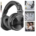Over Ear Kopfhörer Pro-10 Schwarz mit 50mm Treiber, Bassklang, 3,5mm Klinke, DJ
