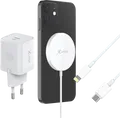 XLAYER 219370 - Magnet-Ladegerät-Set, weiß, 20 W, iPhone 12