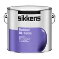 SIKKENS Rubbol BL Satin 1 Liter WEISS Seidenglanzlack Weisslack Acryllack