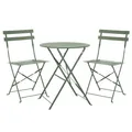 SVITA BERLIN Bistro-Set Balkonmöbel Stuhl Tisch Gartenmöbel Metall Mint