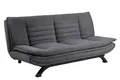 Schlafsofa Bettsofa Schlafcouch Funktionssofa mit Schlaffunktion Microfaser Grau