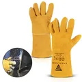 STAHLWERK Schweißer Handschuhe Lederhandschuhe MIG MAG CUT Plasma hitzebeständig