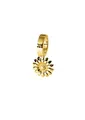 Purelei Birth Flower Charm – Oktober Kosmeen-Anhänger – 18K vergoldeter Edelstahl – Symbol für Harmonie, Kreativität & Ausgeglichenheit – Schmuck für Armband & Kette - Gold
