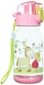 HABA 304485 - Trinkflasche Vicki & Pirli, 400ml Kinder-Trinkflasche mit Pferde-Motiv in Rosa für Kindergarten oder Schule, bpa freier Kunststoff, spülmaschinenfest