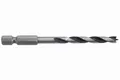 Wolfcraft Holzbohrer Wolfcraft Holzspiralbohrer CV Sechskant-Schaft
