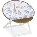 Relaxdays Moonchair Kinder, Dschungel, Faltbar, Hbt: 47 X 50 X 48 Cm, Kinderstuhl Draußen & Drinnen, Kindersessel, Bunt