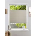 OTTO home Plissee Willa, verdunkelnd, ohne Bohren, verspannt, Klemmfix, NEUHEIT in Leinenoptik beige 80 cm x 130 cm
