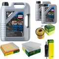 INSPEKTIONSKIT FILTER LIQUI MOLY ÖL 7L 5W-30 für BMW 5er F10 F18 535i