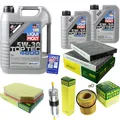 INSPEKTIONSKIT FILTER LIQUI MOLY ÖL 7L 5W-30 für BMW 5er F10 F18 528i 523i