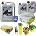 INSPEKTIONSKIT FILTER LIQUI MOLY ÖL 7L 5W-30 für BMW 5er F10 F18 528i 523i