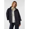 comma Funktionsjacke Outdoor-Jacke Cape-Jacke mit Stehkragen und Rippbündchen blau M
