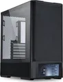 Lian Li LAN207DX, Midi Tower, PC, Schwarz, ATX, micro ATX, Mini-ITX, Stahl, Gehärtetes Glas, 18 cm