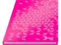 Notizbuch Leitz WOW, DIN A5, 80 karierte Blatt, Hardcover-Einband, FSC®-zertifiziert, pink