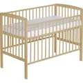 Schardt Beistellbett Micky Plus auch für Boxspring-Betten - Braun