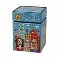 Goebel Teedose James Rizzi - Summer in the City, Metall bunt