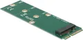 DeLOCK mSATA zu M.2 Key B Slot, Adapter