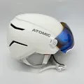 ATOMIC SAVOR VISOR STEREO Skihelm mit Visier - White Heather - Größe M - Maximal
