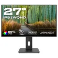 27" (68,58cm) JAPANNEXT JN-27IPS4FLWQHDR-HSP schwarz 2560x1440 1x DisplayPort 1.2 / 2xHDMI