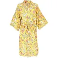 Guru-Shop Kimono Kimono im Japan Style, handbedruckter Oversize.., alternative Bekleidung gelb S/M