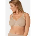 Triumph Minimizer-BH Lovely Minimizer W (1-tlg) Minimizer-BH - Brilliant vorgeformte Bügel-BH, Minimizer Effekt beige|braun 85