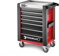 STAHLWILLE Werkstattwagen 95/7 PRO 7 Schubl. 496 x 827 x 1020 mm rot, RAL 3020; schwarz, RAL 9005
