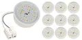 McShine - 10x LED Module | 5W | 50x23mm | warmweiß | Leuchtmittel für geringe Deckenhöhen | LED Spot 230V | 10er-Pack