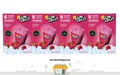 SUN LOLLY "WASSEREIS ZUM SELBSTEINFRIEREN" HIMBEERE 4 x 520g (8x65g/Pack)