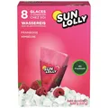 Sun Lolly Wassereis Himbeere Stangeneis mit Fruchtsaft 8 x 60ml