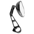 Ergotec Fahrradspiegel M 88 Aluminium Links und Rechtsmontage Schwarz 130mm