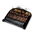 223800 Rundstricknadel Set 4–10 mm | Austauschbare Nadeln aus Holz mit Seilen...