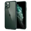 Spigen Ultra Hybrid Hülle Kompatibel mit iPhone 11 Pro -Midnight Green